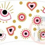 Evil Eye v1 Decal Set for 24oz Cold Cups