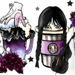 Wednesday Latte02 Libbey Vinyl Wrap 16oz