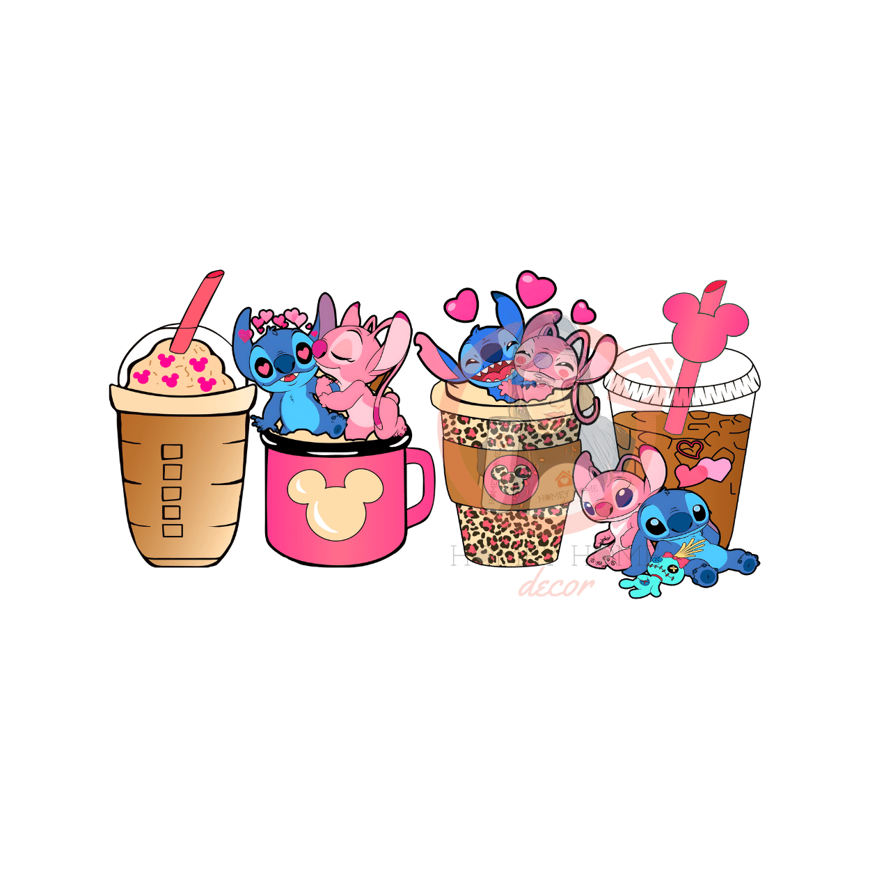 Lilo & Stitch Ice Cream Shoppe 16oz Cold Cup