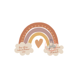 Be The Rainbow Heat Transfer Print