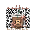 Coffee Addict 02 Heat Tranfer Print