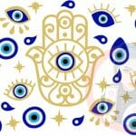 Evil Eye Blue Cold Cup Wrap 24oz