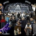 Homies Hair Chop Tumbler Sublimation  Wrap Print