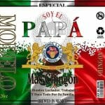 Papa Mas Chingon Tumbler Sublimation  Wrap Print