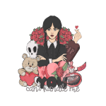 Wednesday Can't Handle Me Decal