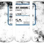 Detroit 20 Oz Tumbler Sublimation Wrap