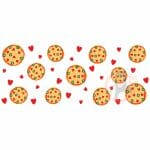 Pizza Hearts 02 Libbey 16oz Sublimation Wrap