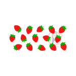 Strawberries Libbey Vinyl Wrap 16OZ