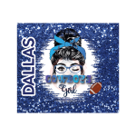 Dallas Girl Tumbler 20oz Sublimation Wrap