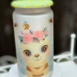 Cute Bee Libbey Cup 16 oz
