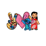 Peace Lilo & Stitch Libbey Vinyl Wrap 16oz