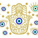 Mystical Eye 02 Blue Sublimation Libbey Wrap 16oz