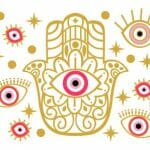 Mystical Eye 01 Pink Sublimation Libbey Wrap 16oz