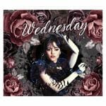 Wednesday Roses Tumbler Sublimation Wrap