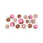 Donut Libbey 16oz Vinyl Wrap