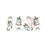 Kawaii Unicorns 16oz Vinyl Wrap