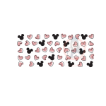 Mouse Heart Libbey Wrap Vinyl 16oz