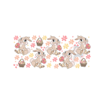 Easter Rabbit Sublimation Libbey Wrap 16oz