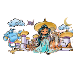 Jasmine02 Libbey uvdtf Wrap  16oz