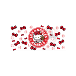 Kitty Baseball 09 Sublimation Libbey Wrap 16oz