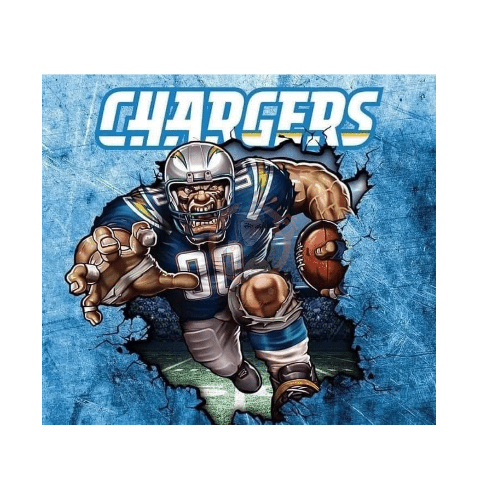 Untitled design - 2023-02-23T034340.721 Football 10 Tumbler Sublimation Wrap 20oz - Image 1