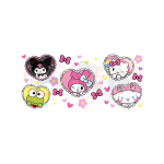 Kawaii Hearts  Libbey Wrap 16 oz UVDTF