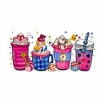 Alice Latte Cups Sublimation Libbey Wrap 16oz