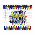 Autism 02 Tumbler Sublimation Wrap 20oz