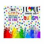Autism 04 Tumbler Sublimation Wrap 20oz