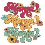 Mama02 Heat Transfer Vinyl Print