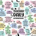 Teacher Affirmations Sublimation Wrap 20oz