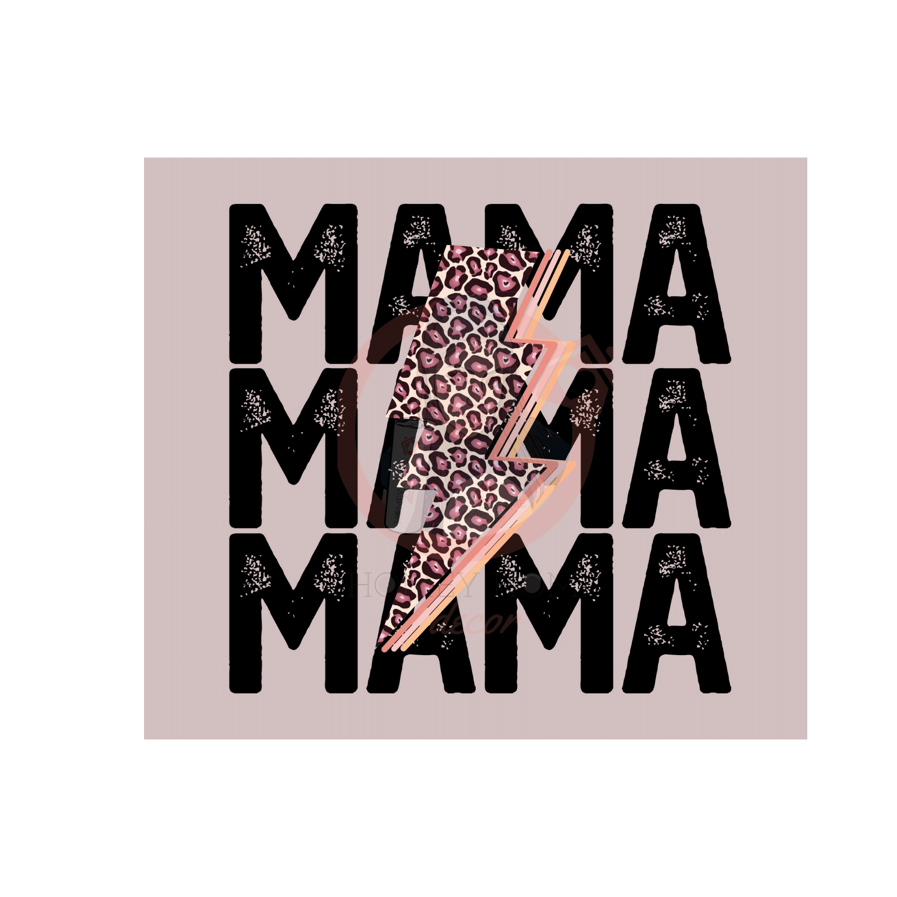 Untitled design - 2023-03-15T010634.183 Lightning Mama Tumbler Sublimation Wrap 20oz - Image 1