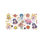 Sailor Girls 02 Sublimation Libbey Wrap 16oz