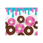 Dripping Donuts Tumbler Sublimation Wrap 20oz