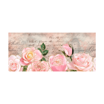 Pink Roses Sublimation Mug Wrap