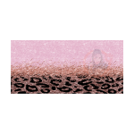 Pink Glitter with Cheetah Sublimation Mug Wrap