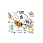 Fix Your Wings Tumbler Sublimation Wrap 20oz