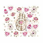 Evil Eye 06 Tumbler Sublimation Wrap 20oz