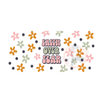 Faith Over Fear Libbey Wrap Sublimation 16oz