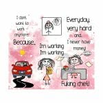 I don't want to work anymore Tumbler Sublimation Wrap 20oz