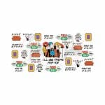 I'll be There For You Friends Libbey Wrap Vinyl 16oz