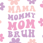 Mama,Mommy, Bruh Sublimation Libbey Wrap 16oz