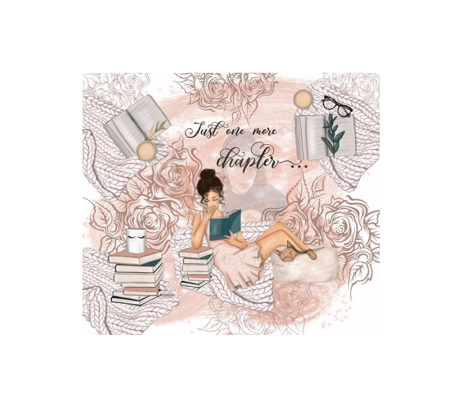 Untitled design - 2023-04-07T214434.201 One More Chapter Sublimation Wrap 20oz - Image 1