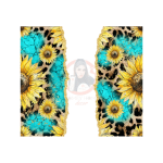 Sunflower With Animal Print Sublimation Wrap 20oz