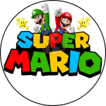 Mario 01 Libbey Lid Decal