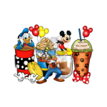 Mouse and Friends Cafecito Decal