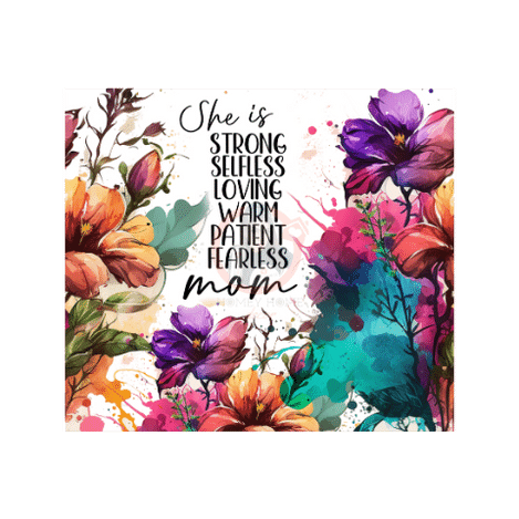 Untitled design - 2023-04-18T190448.911 She Is...02 Sublimation Wrap 20oz - Image 1