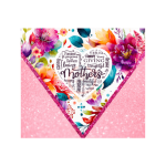 Vibrant Floral2 Floral Sublimation Wrap 20oz