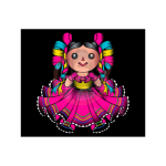 Maria Doll Sublimation Wrap 20oz