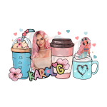 Karol G Pastel 02 Sublimation T-shirt Transfer Print